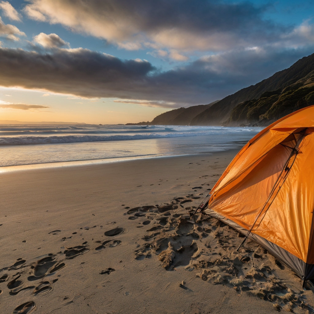 camping beach